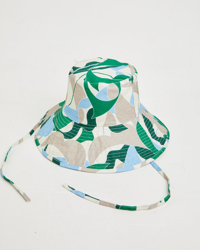 Coko Canvas Reversible Wide Bucket Hat, hi-res image number null