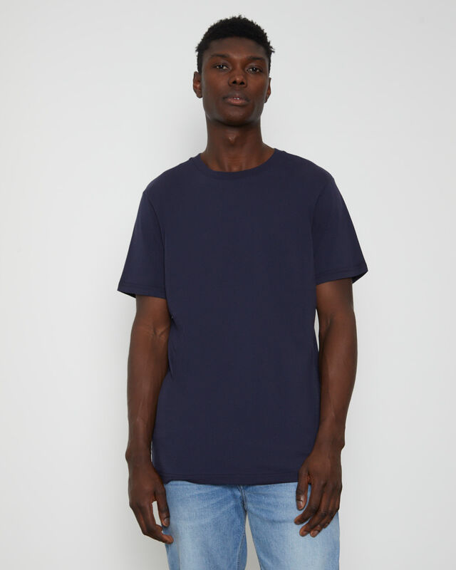 Basic Crew T-Shirt in Navy, hi-res image number null