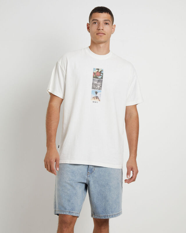 Hong Kong Garden 50-50 Short Sleeve T-Shirt in Pigment Thrift White, hi-res image number null