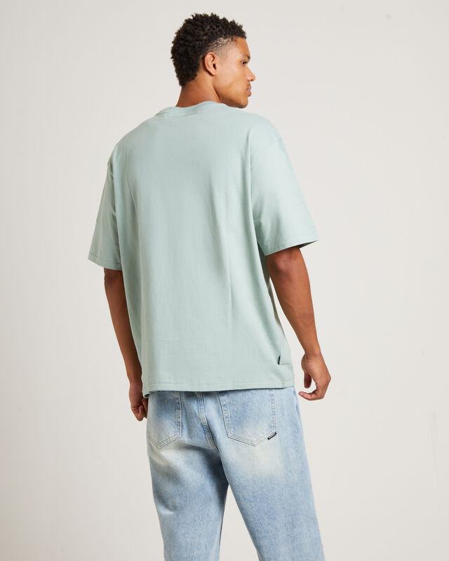 Modello Slacker Short Sleeve T-Shirt in Washed Jade, hi-res image number null