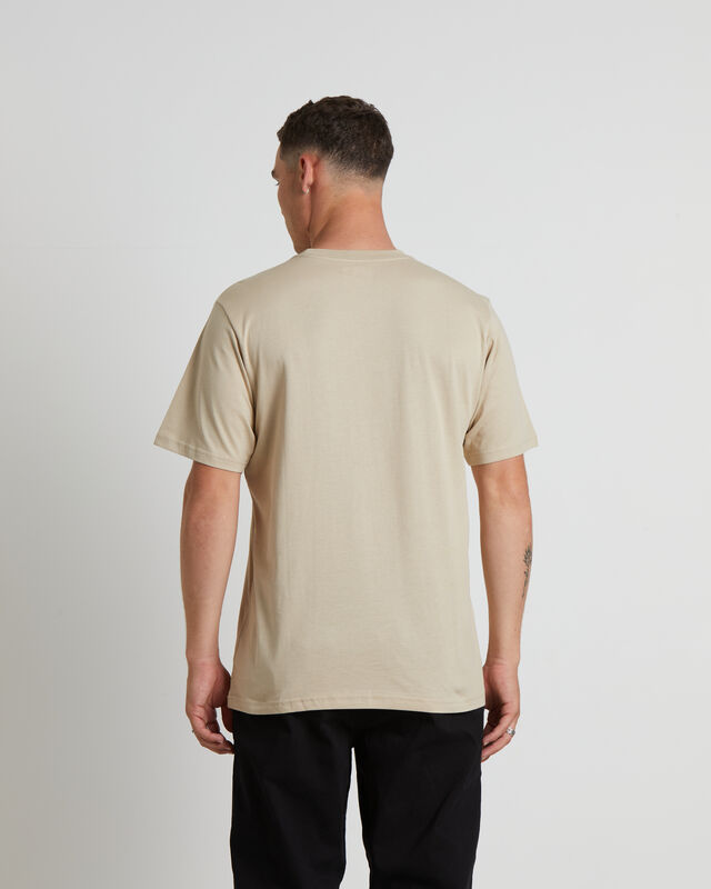Basic Logo Short Sleeve T-Shirt in Ancient Fossil, hi-res image number null
