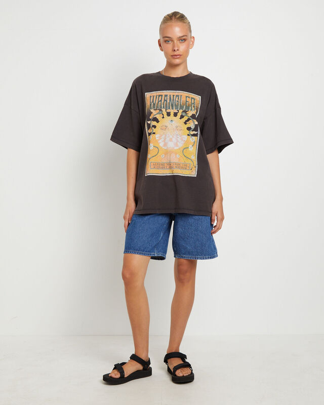 Boxy Slouch Short Sleeve T-Shirt in Mind Mirage, hi-res image number null