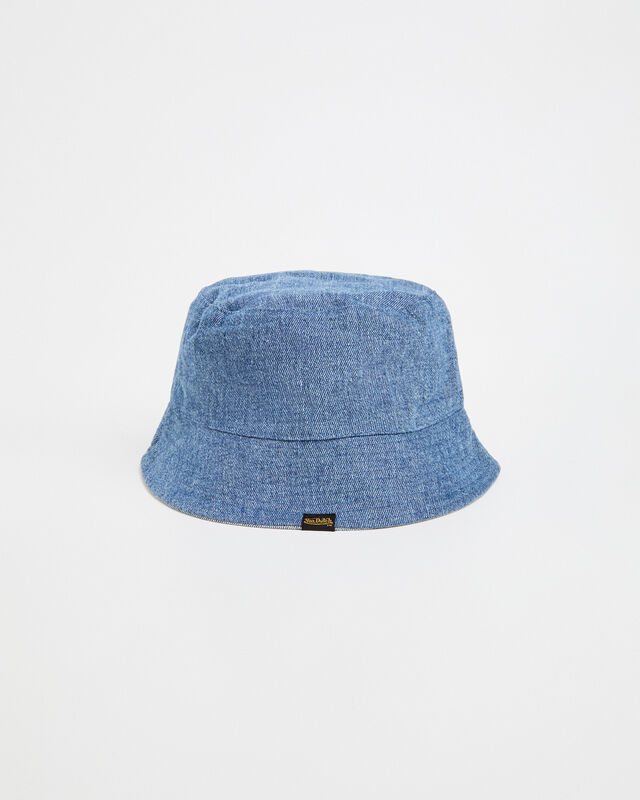 Unisex Reversible Bucket Hat in Denim Blue, hi-res image number null