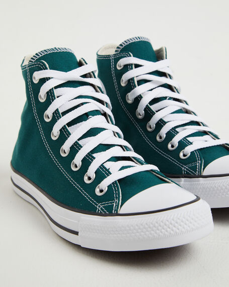 Chuck Taylor All Star Hi Tops in Dragon Scale Green