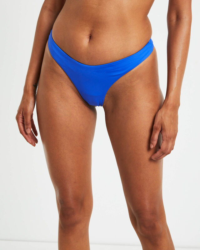 Thong Bikini Bottom in Cobalt, hi-res image number null