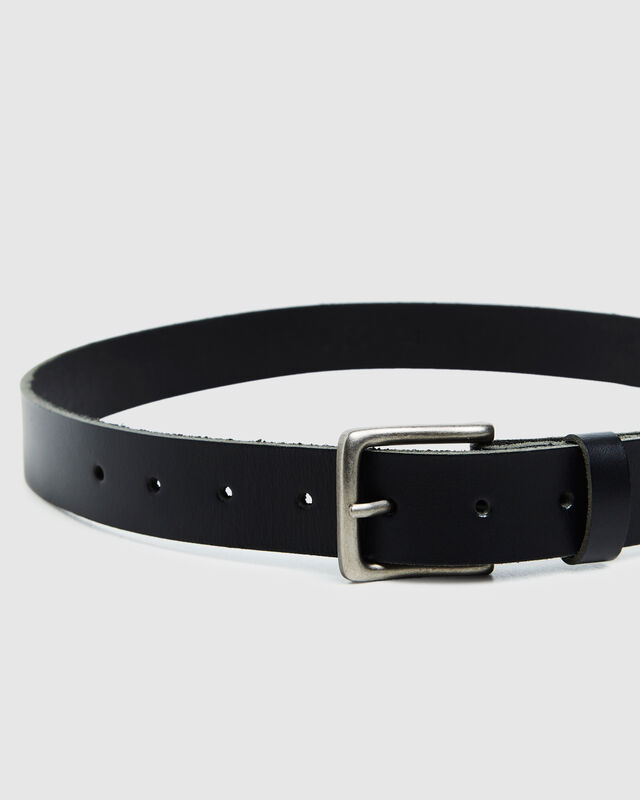 Everyday Australian Made Leather Belt Black, hi-res image number null
