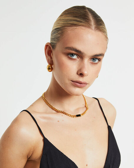 Noir Necklace in Gold
