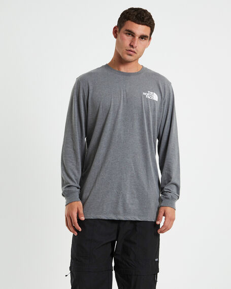Long Sleeve Box T-Shirt Grey