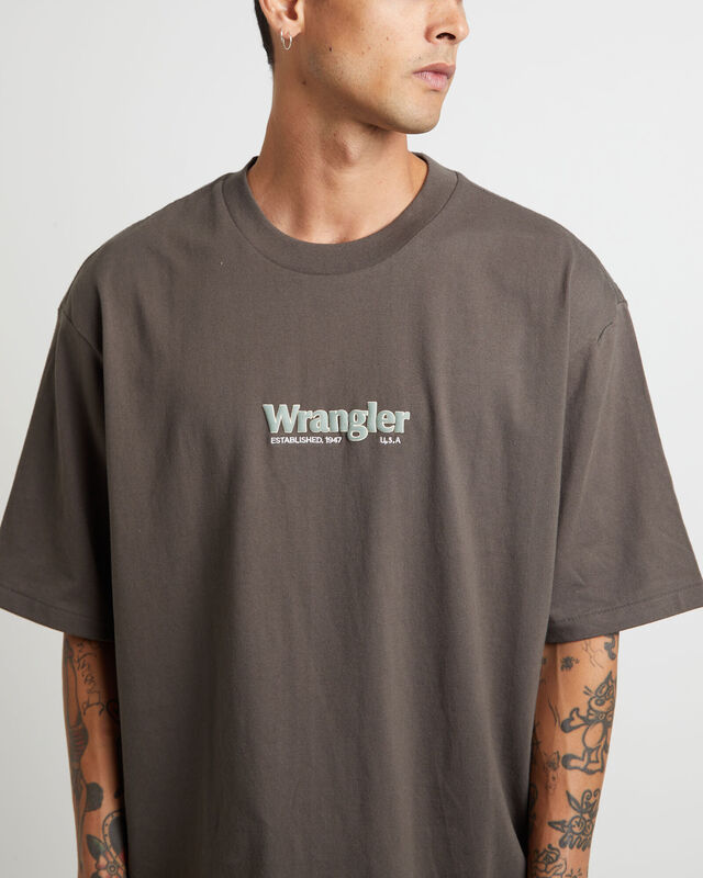 Modello Slacker Short Sleeve T-Shirt in Slate Grey, hi-res image number null