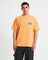 Puffy Short Sleeve T-Shirt in Orange