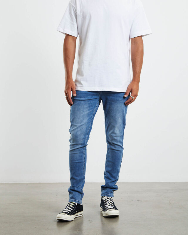 City Riot Jeans Mid Blue, hi-res image number null