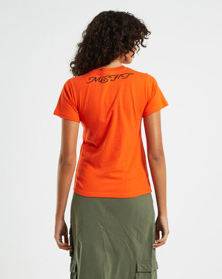 Gardenia Luv Baby Short Sleeve T-Shirt Sherbet Orange