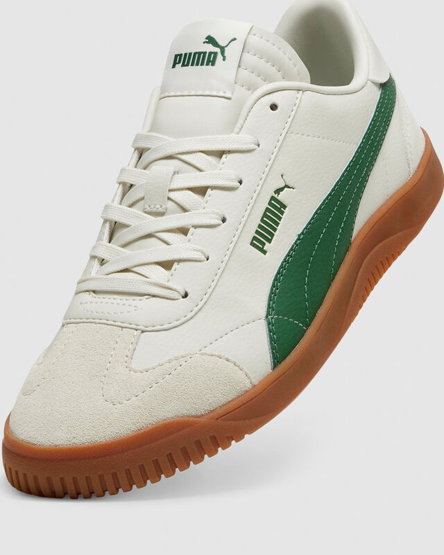 Puma Club 5V5 SD Vapor Sneakers in Grey/Green, hi-res image number null