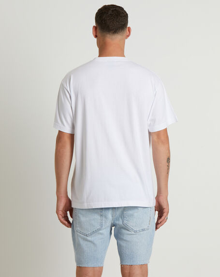 Reflect Regular Fit Short Sleeve T-Shirt in White