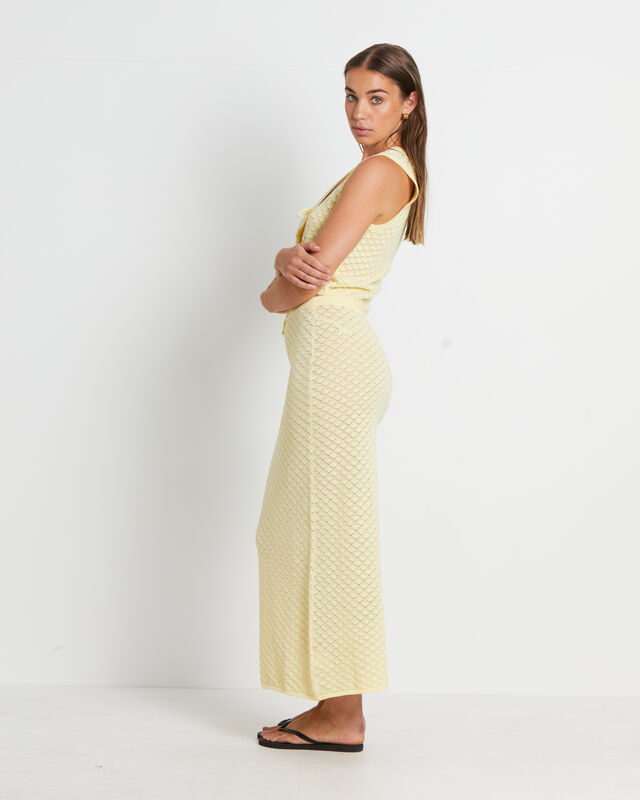 Jessie Midi Skirt in Lemon Yellow, hi-res image number null