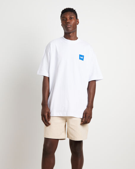 Twitch Boxed Short Sleeve T-Shirt in White