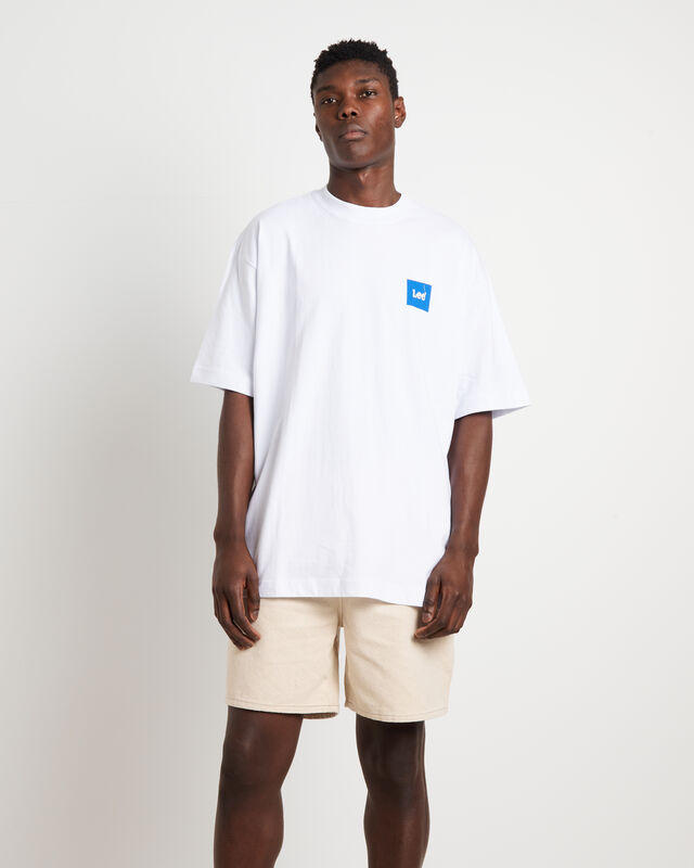 Twitch Boxed Short Sleeve T-Shirt in White, hi-res image number null