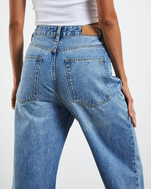 Bobby Baggy Dad Jeans Island Blue, hi-res