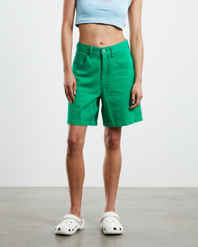 Hemp Workware Shorts Forest Green, hi-res image number null