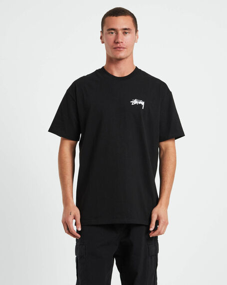 Low Tide Heavyweight Short Sleeve T-Shirt in Black