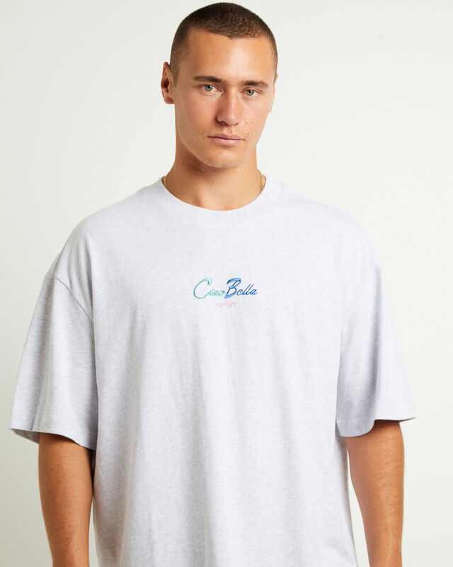 Ciao Bella Short Sleeve T-Shirt in Frost Marle, hi-res image number null
