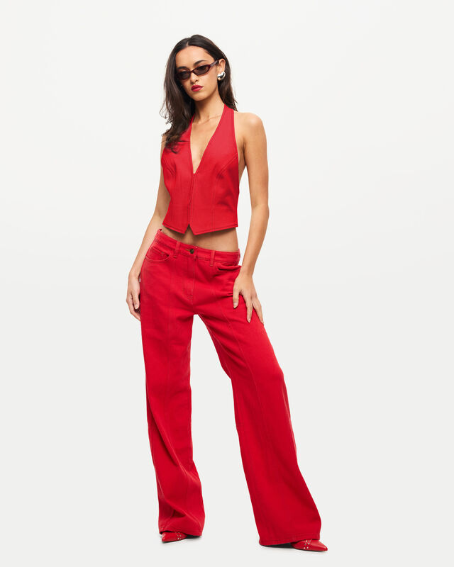 Dawson Jeans in Crimson Red, hi-res image number null