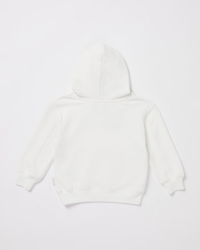 Girls State Oversized Hoodie in White, hi-res image number null