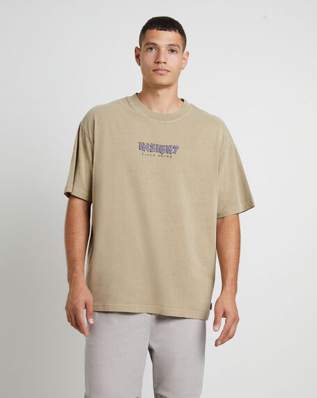 Since Never Short Sleeve T-Shirt in Taupe