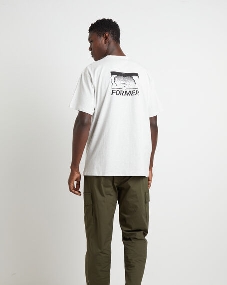 Fractional Short Sleeve T-Shirt in Grey Marle