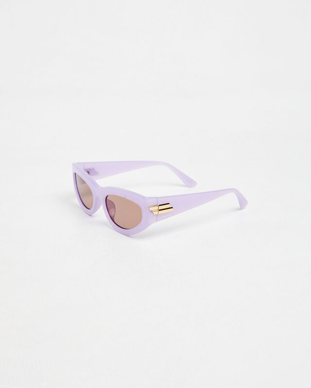 Blake Rectangle Sunglasses in Purple, hi-res image number null