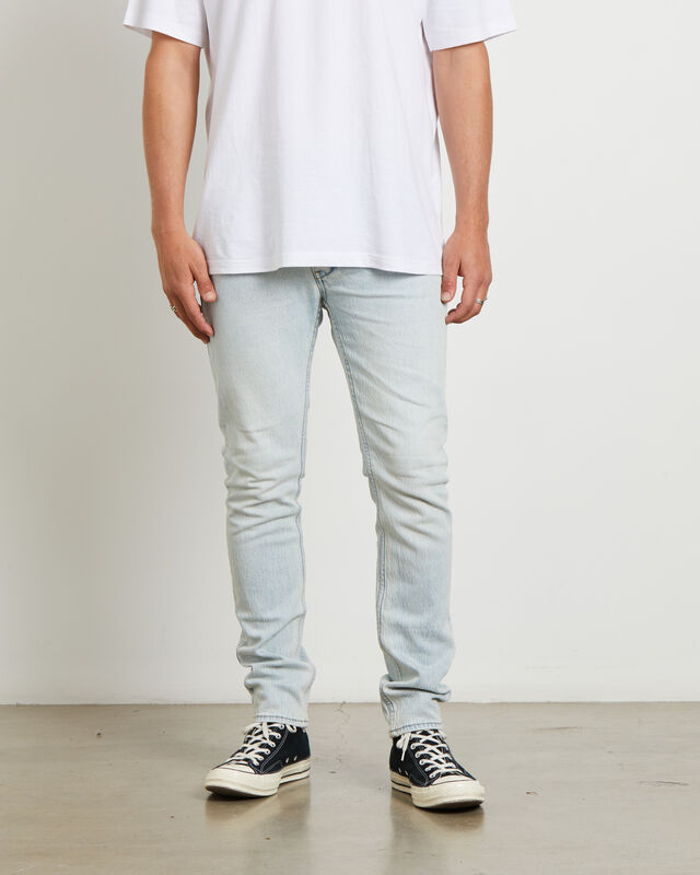 Ray Tapered Denim Jeans in Spears Blue, hi-res image number null