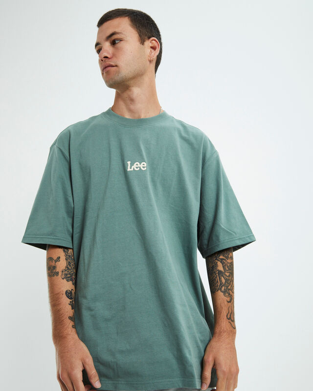 Altos Baggy Short Sleeve T-Shirt Smokey Jade Green, hi-res image number null