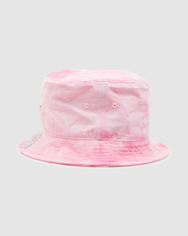Tie Dye Bulls Bucket Hat White/Pink, hi-res image number null