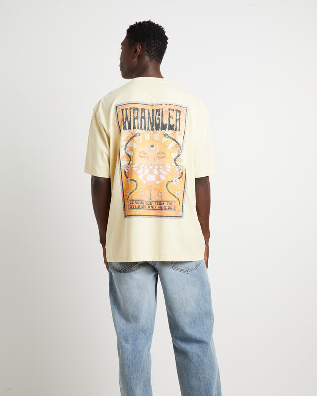 Mind Mirage Slacker Short Sleeve T-Shirt in Sun Glare, hi-res image number null