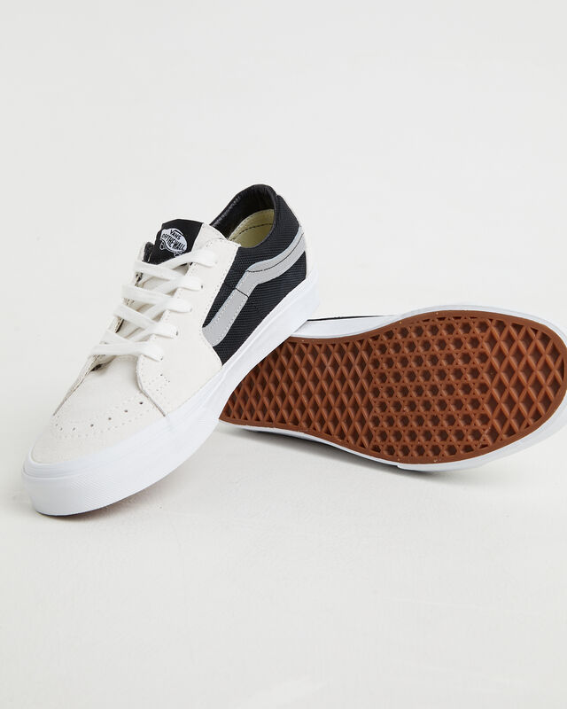 Sk8-Low 2-Tone Sneakers in White/Black, hi-res image number null