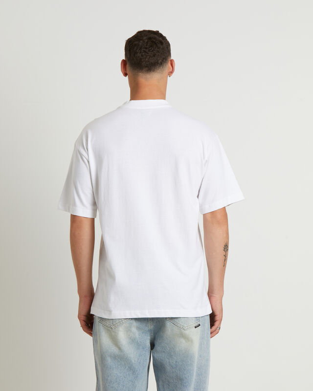 Hasbulla Ring Short Sleeve T-Shirt in White, hi-res image number null