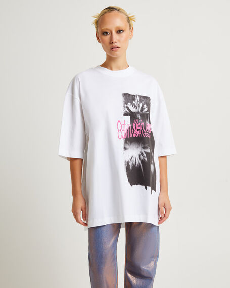 Graphic Tee Disrupted Floral